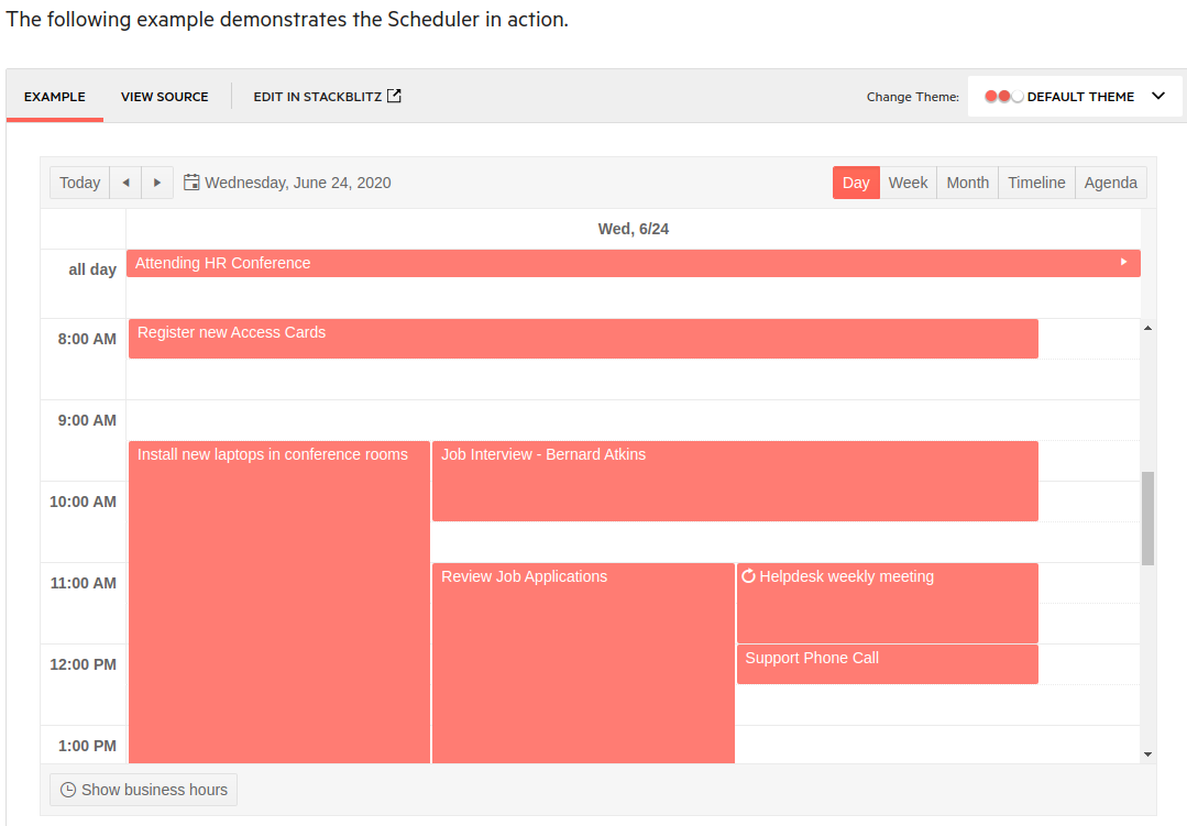 kendo-ui-scheduler